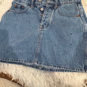 Universal Thread Light Blue Denim Mini Skirt